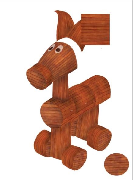 Creation of Wooden Animal: Step 4